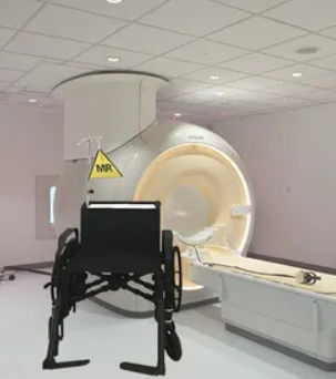 Hệ thống ghế ngồi an toàn MRI cố định Khả năng tải tối đa 120 kg Được xây dựng cho sử dụng lâm sàng & chức năng ổn định
