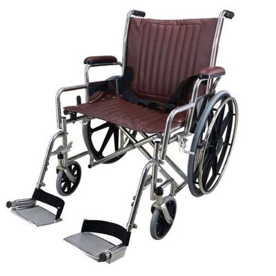 Ghế xe lăn chống sắt rộng 460mm, ghế di động MRI bệnh viện với chiều cao ghế 50 cm, lý tưởng cho các trung tâm hình ảnh y tế