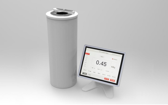 Thiết bị trọng lượng dưới 75kg Máy phát hiện ô nhiễm phóng xạ môi trường Ánh sáng alpha beta Loại đảm bảo đánh giá an toàn bức xạ