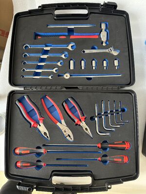 Hard Plastic Case Non Ferrous Tool Kit Constructed from Non Magnetic Titanium Material Composition Designed for Durable and Performance