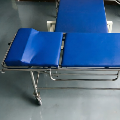 Máy kéo MRI hợp kim nhôm không từ tính với phần đầu có thể tháo rời và 4 bánh quay với phanh