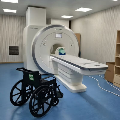 Xe lăn MRI không từ tính có tải trọng 700 pound, thiết kế có thể gập lại và bánh xe cao su không từ tính để vận chuyển béo phì