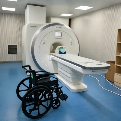 Ghế xe lăn nhi khoa học nghiêng trong không gian không từ tính MRI với khung hợp kim nhôm và dây chuyền năm điểm