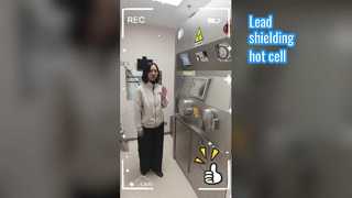 Tế bào nóng I-131 có lớp che chắn tương đương với chì